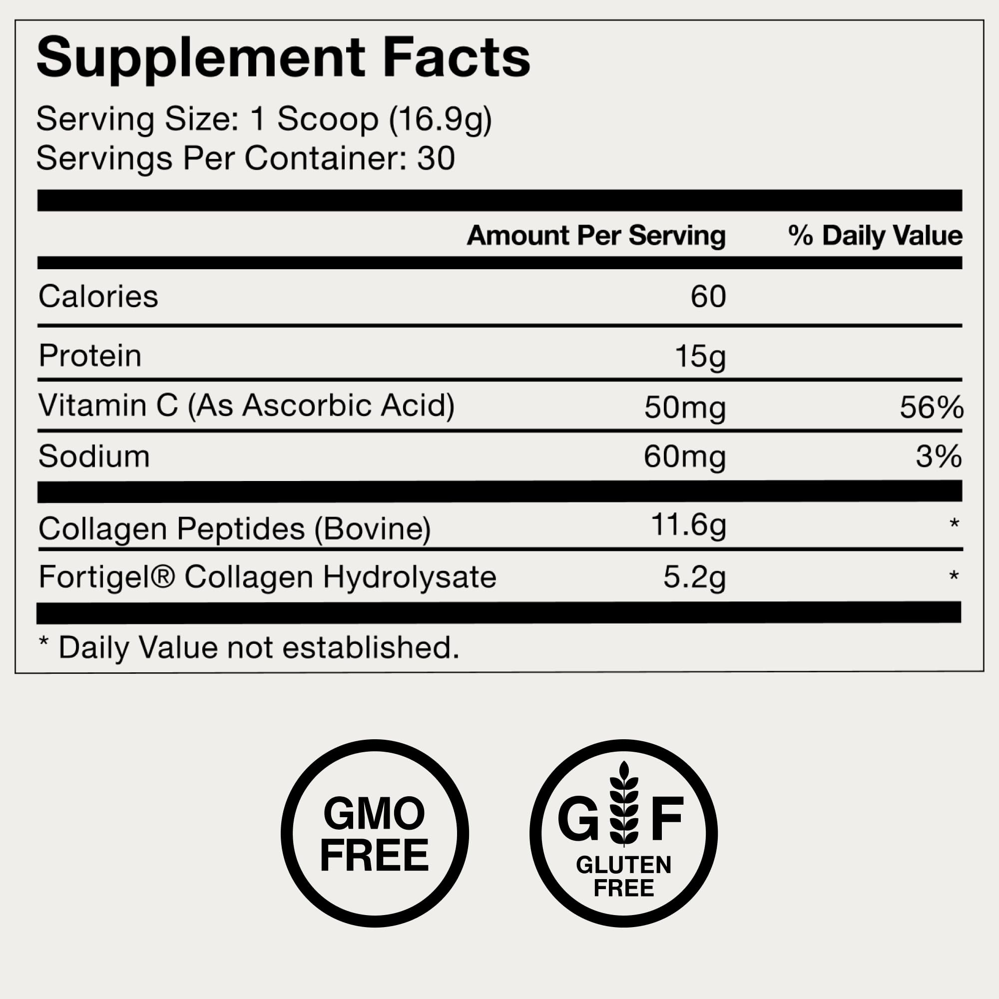 Momentous Grass-Fed Collagen Peptides Powder - Collagen Protein Powder with Fortigel & Vitamin C for Hair, Skin, Nails, & Joint Health Support - NSF Certified for Sport - Packaging May Vary - Image 9