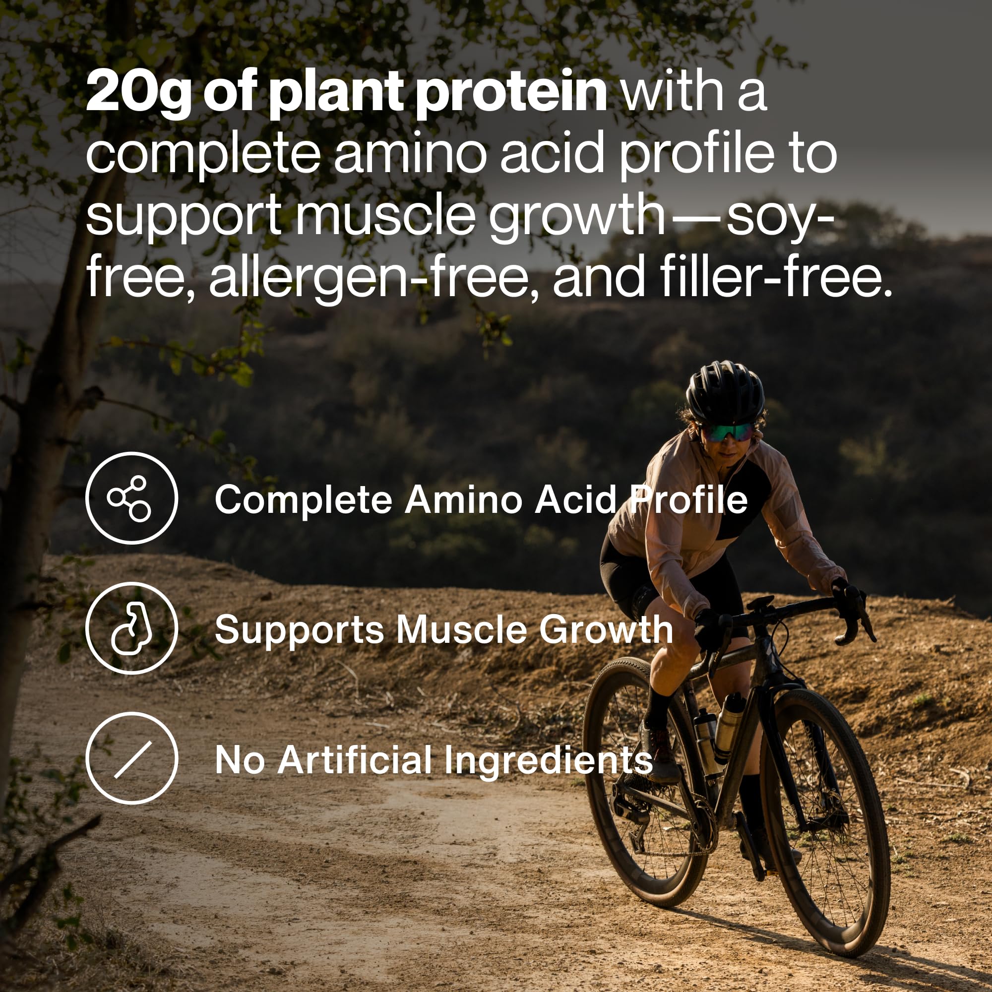 Momentous Vegan Protein Powder - 20 g Plant-Based Protein - NSF Certified for Sport - Gluten-Free - Non-GMO - 22 Servings for Essential Everyday Use - Chocolate - Image 3